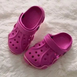 أحذية قباقيب للأطفال أحذية بلاستيكية برسوم كرتون أحذية حدائق للأطفال - Children's clogs, cartoon plastic shoes, children's garden shoes