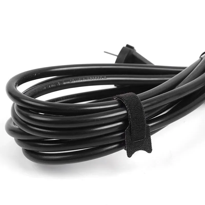 100pcs Self Adhesive Nylon Loop t Buckle Strap for Cable Management
