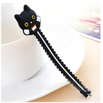 2Pcs USB Earphone Wire Tidy Storage Wrap Cable Winder Sawtooth Organizer Office School Holder