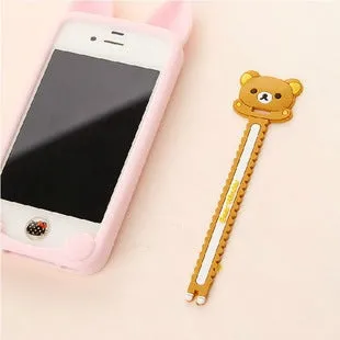 2Pcs USB Earphone Wire Tidy Storage Wrap Cable Winder Sawtooth Organizer Office School Holder