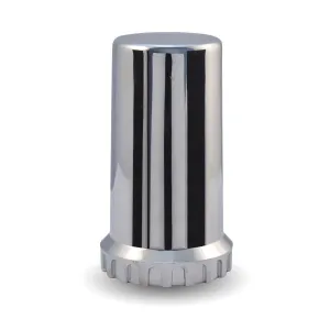 33mm Chrome ABS Plastic Threaded Long Nut Cover with Flange