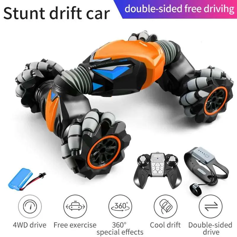 4WD Radio Control Stunt Car Gesture Induction Twisting Off-Road Vehicle