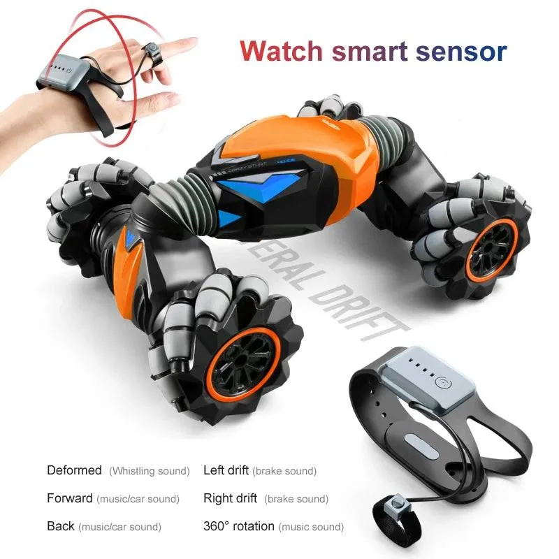 4WD Radio Control Stunt Car Gesture Induction Twisting Off-Road Vehicle