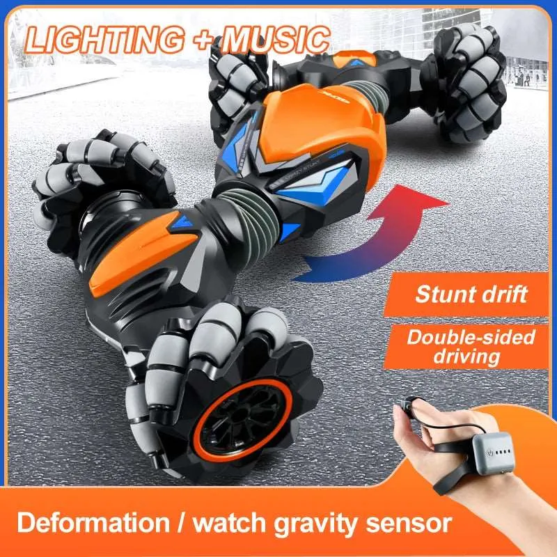 4WD Radio Control Stunt Car Gesture Induction Twisting Off-Road Vehicle