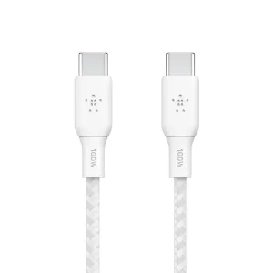 BELKIN Boost Charge USB-C to USB-C Braided Cable 3 Meter - White