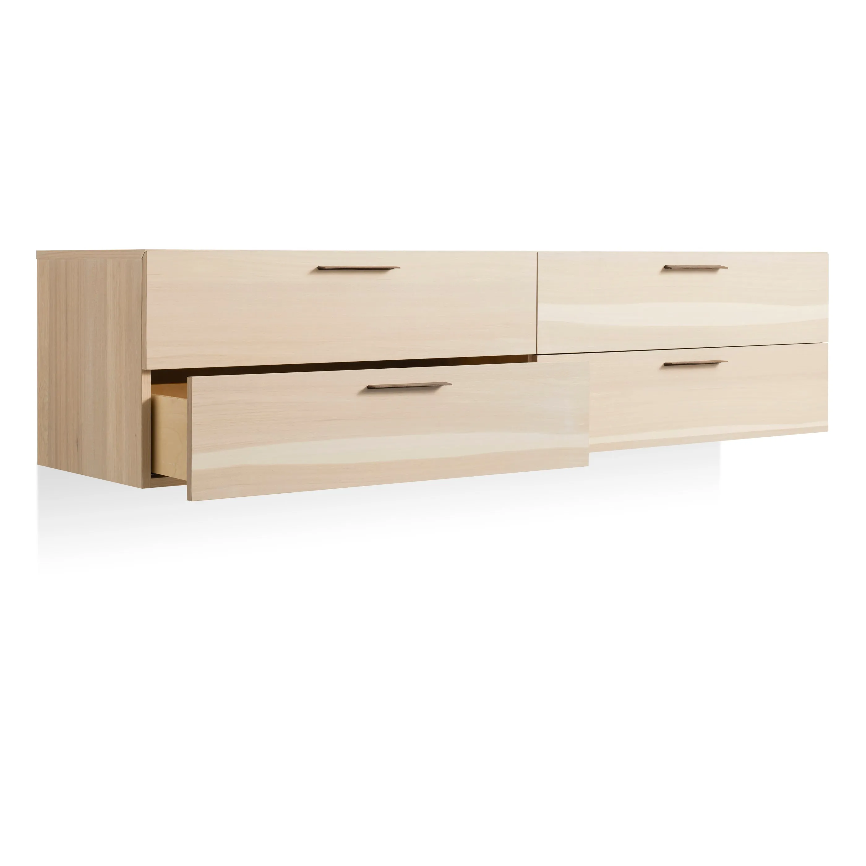 Blu Dot Shale 4 Drawer Wall-Mounted Cabinet