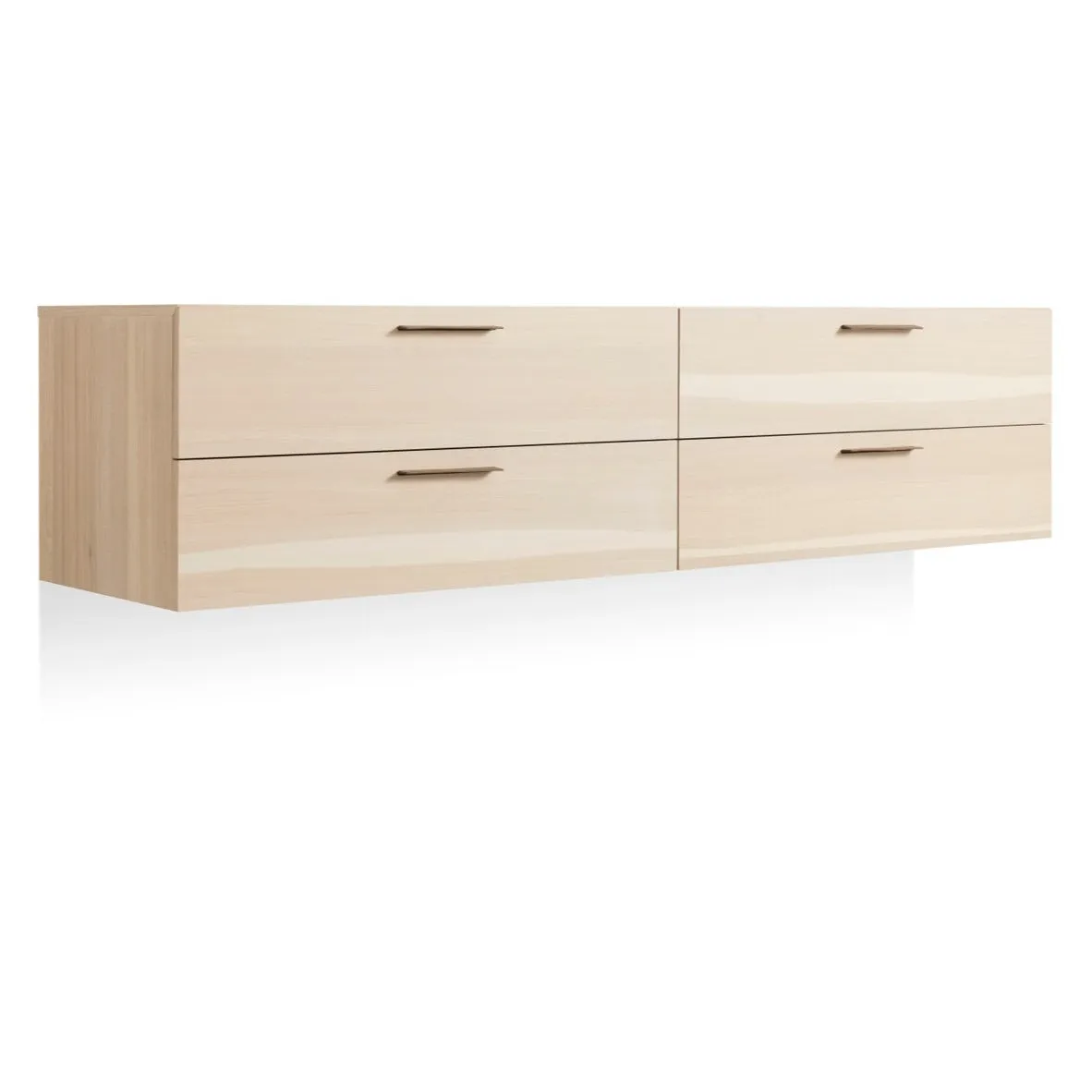 Blu Dot Shale 4 Drawer Wall-Mounted Cabinet