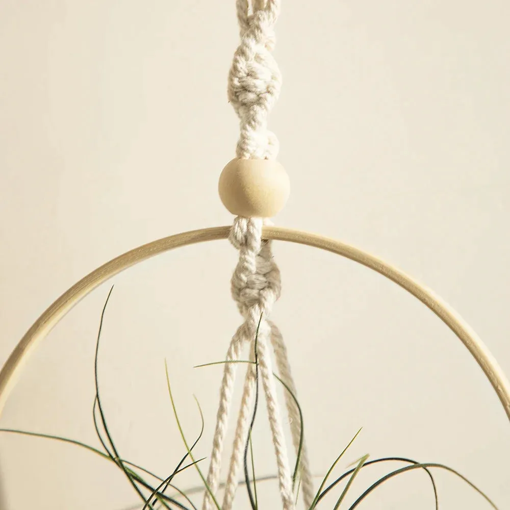 Boho Macrame Hanging Planter for Home Decor
