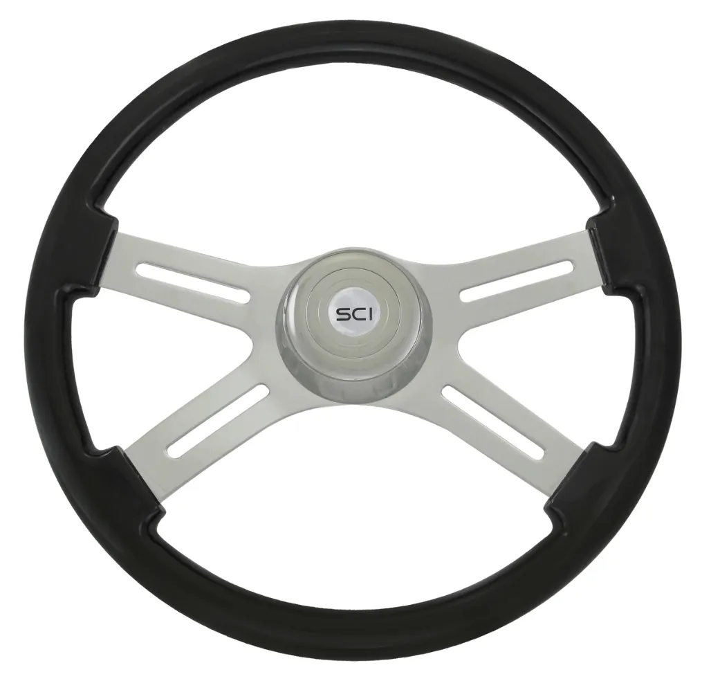 Classic Black 18" Painted Wood