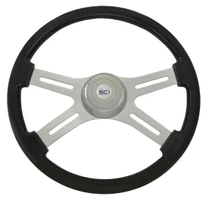 Classic Black 18" Painted Wood
