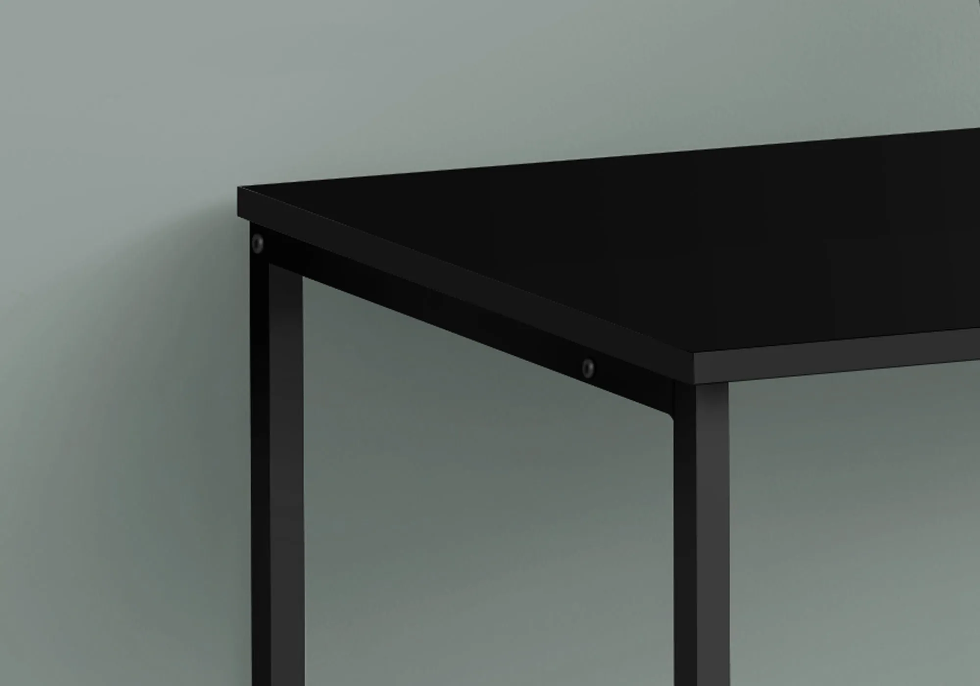 Computer Desk, Home Office, Laptop, Left & Right Set-Up, Storage Drawers, Work, Contemporary, Modern - Black by Couch.com