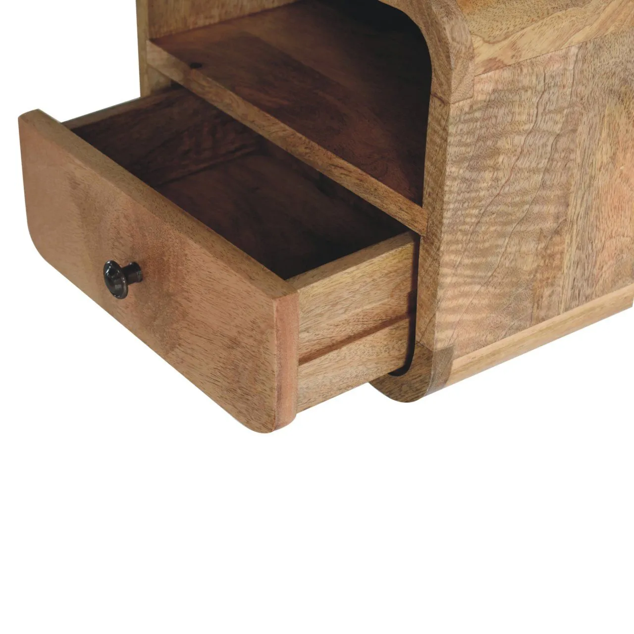 Curved Upper Slot Floating Nightstand by Couch.com