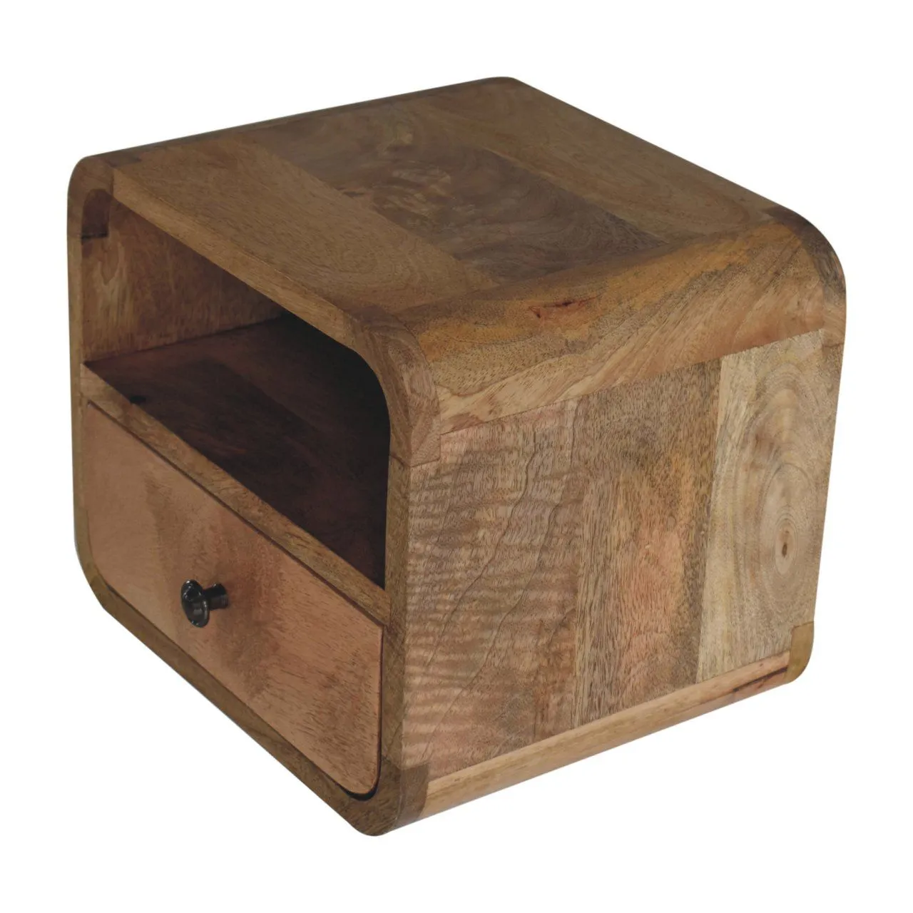 Curved Upper Slot Floating Nightstand by Couch.com