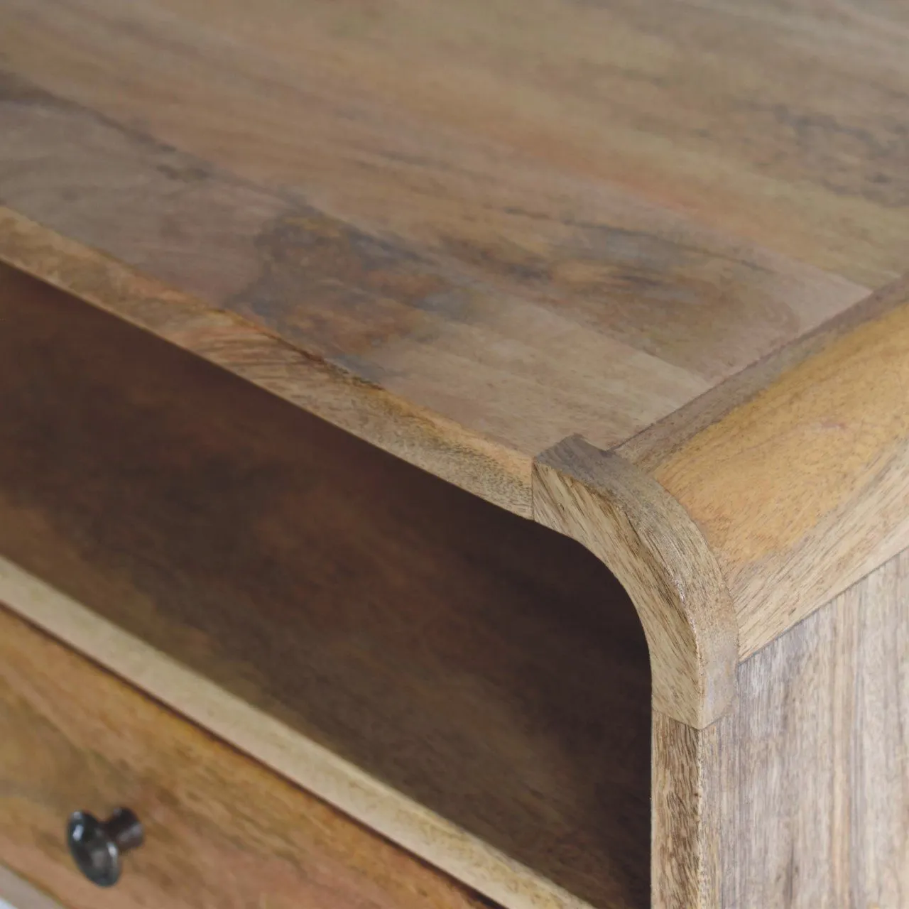 Curved Upper Slot Floating Nightstand by Couch.com
