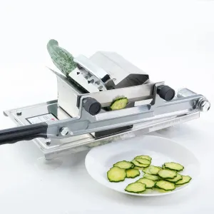 Efficient Table Slicer for Frozen Meat and Produce