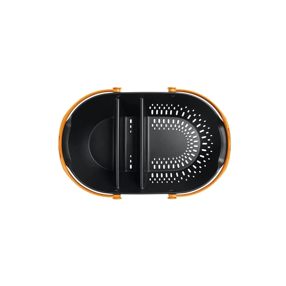 Fiskars Harvest Basket, Container for Gardening and Harvesting, Garden Tool with Ergonomic Handles and Collander