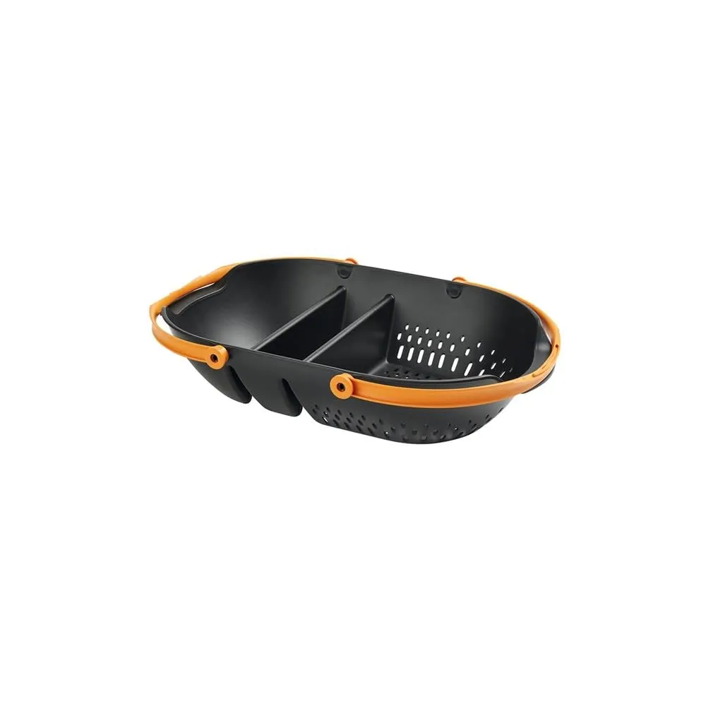 Fiskars Harvest Basket, Container for Gardening and Harvesting, Garden Tool with Ergonomic Handles and Collander