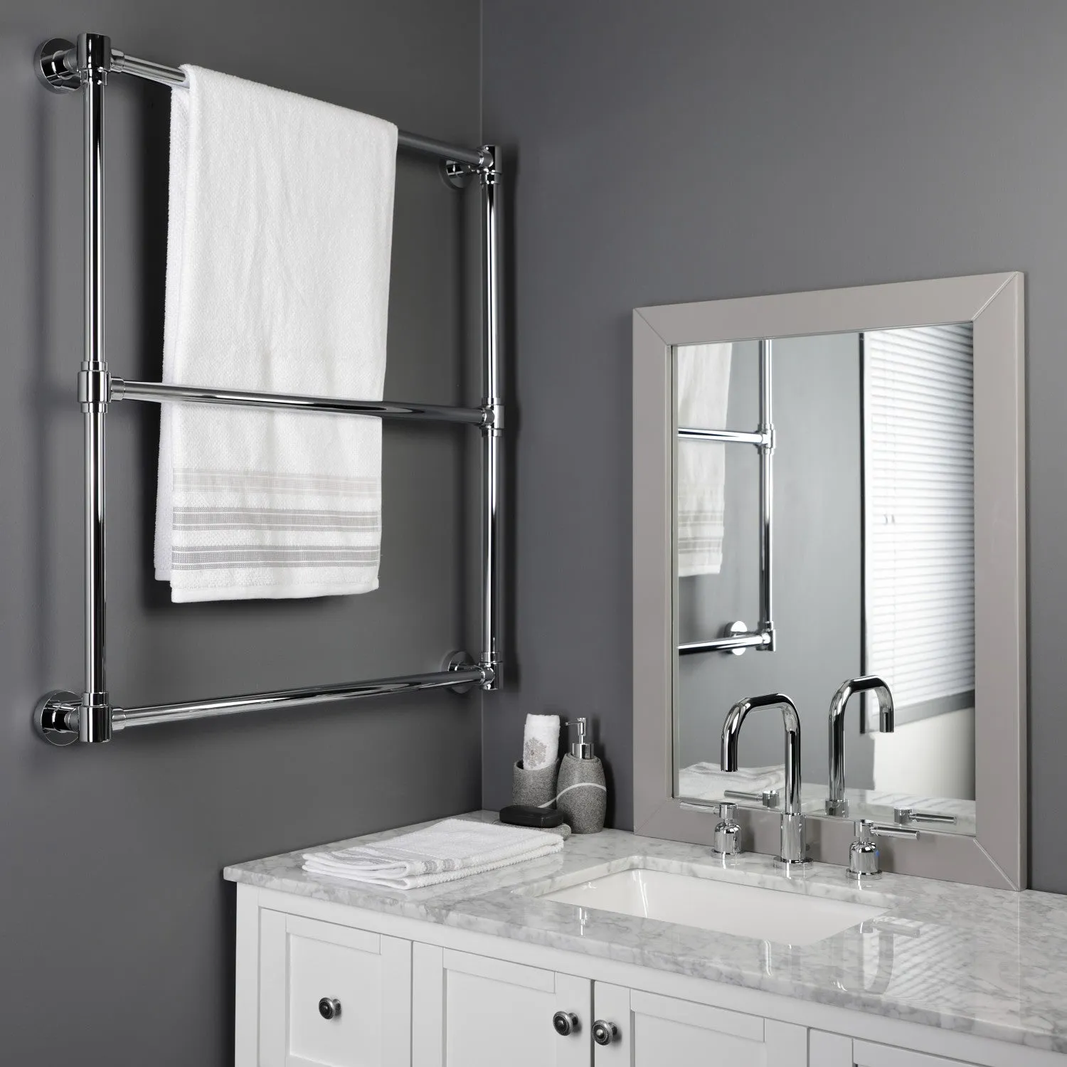 Gallant 30-Inch Wall Mount 3-Bar Towel Rack
