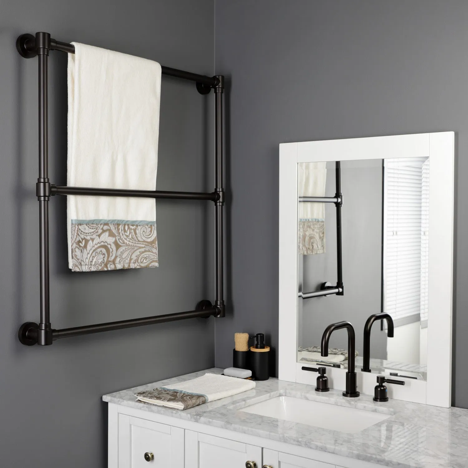 Gallant 30-Inch Wall Mount 3-Bar Towel Rack