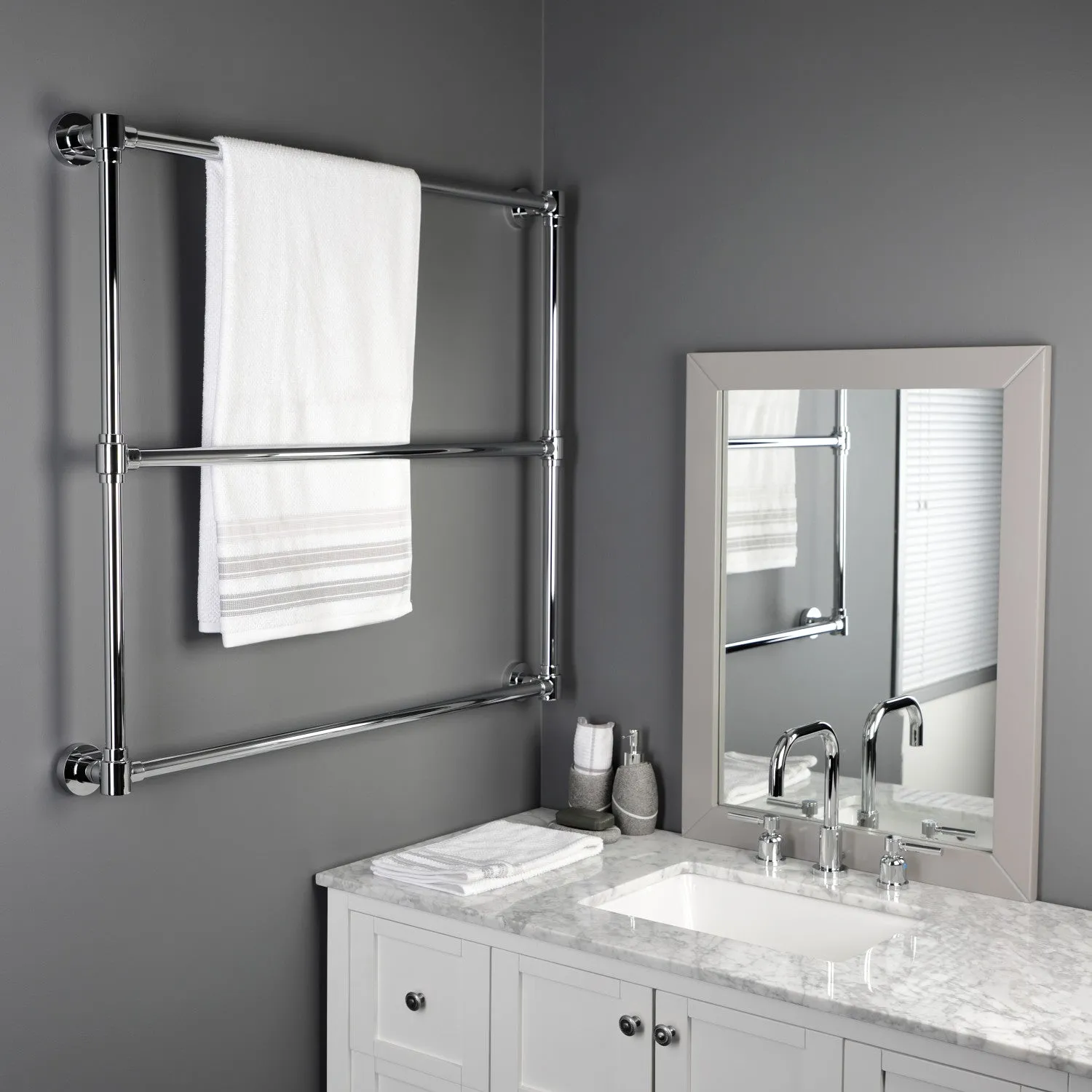 Gallant 36-Inch Wall Mount 3-Bar Towel Rack