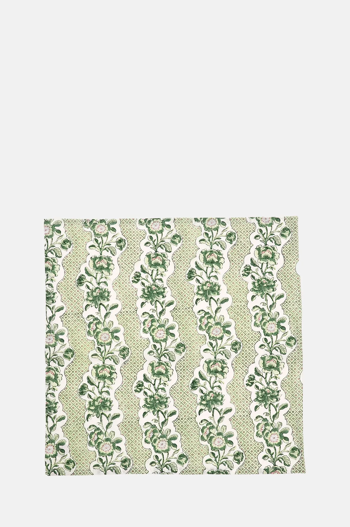 Green Blooming Trellis Napkin Set of 2