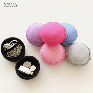 Home Travel Earphone Data Line Dust proof Box Portable Mini USB Cable Organizer