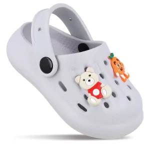 Kid's Clogs  - WC8922 Light Grey