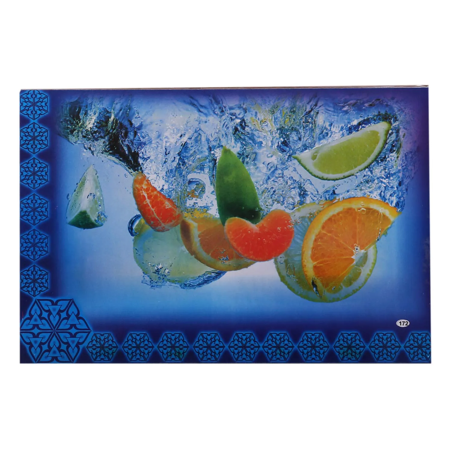 Kuber Industries PVC 6 Pieces Reversible Dining Table Placemat Set (Multi)-Ctktc28216