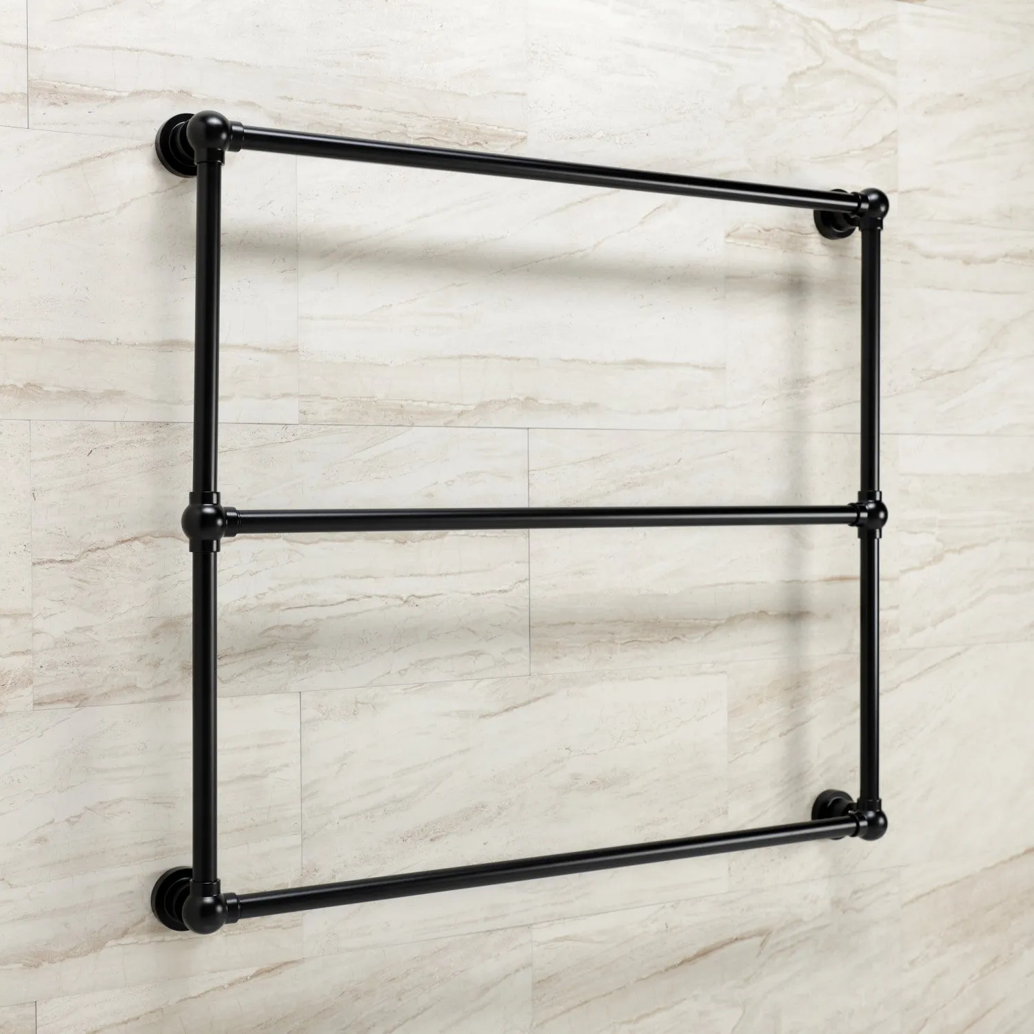 Palatine 36-Inch Wall Mount 3-Bar Towel Rack