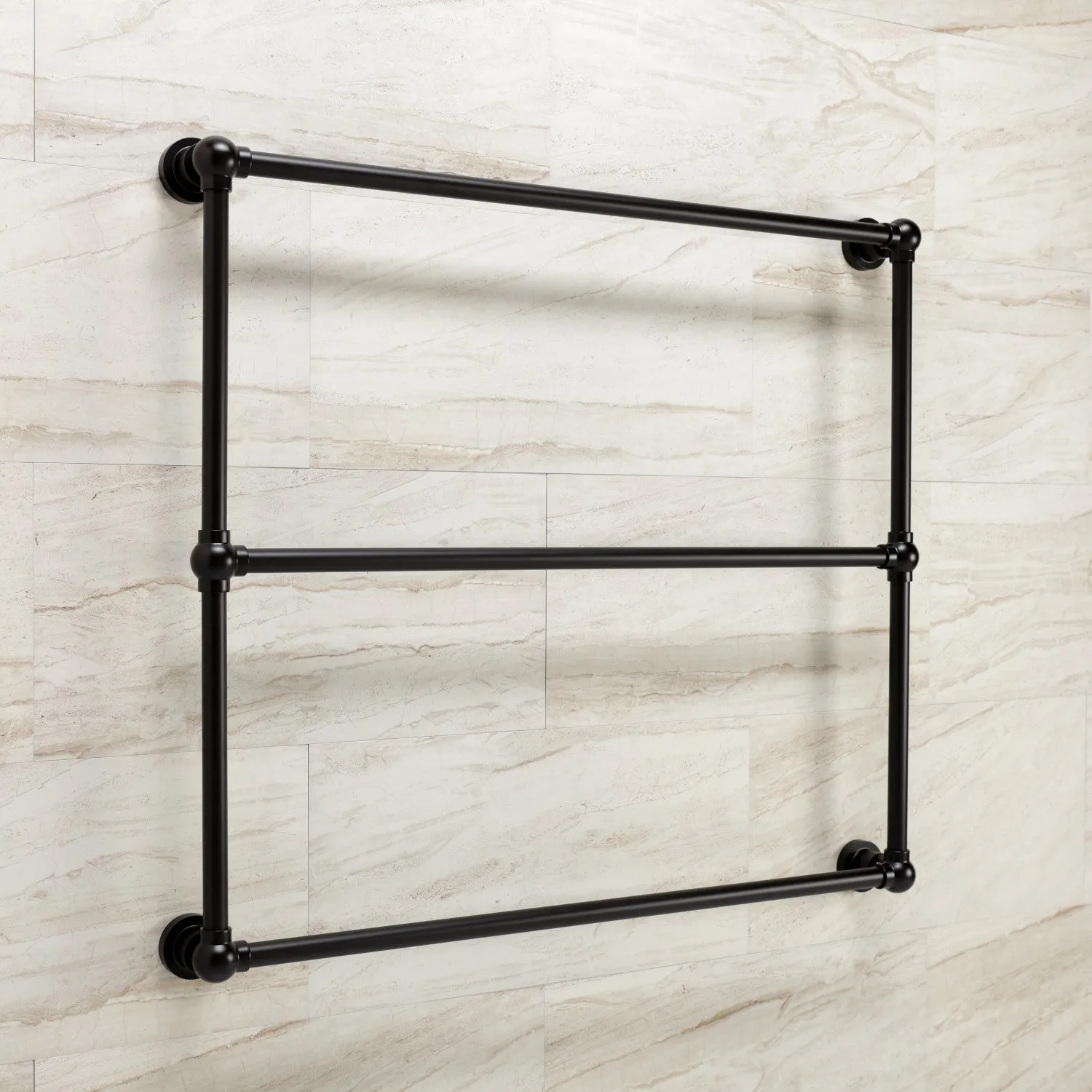 Palatine 36-Inch Wall Mount 3-Bar Towel Rack