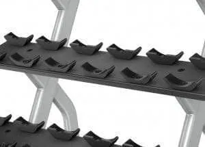 Precor Discovery Series 3 Tier, 15 Pair Dumbbell Rack (DBR0815)
