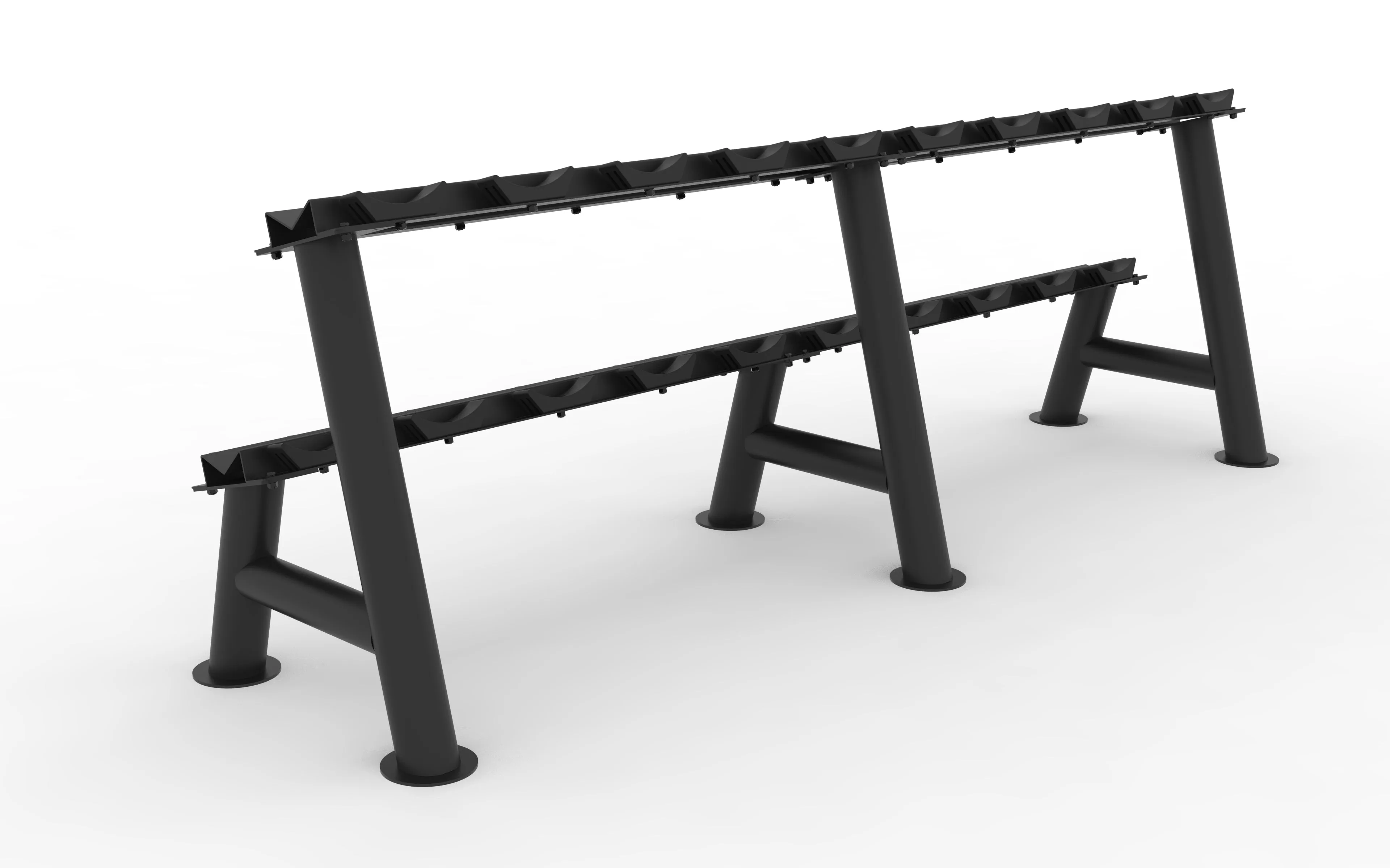 Primal Performance Series 10 Pair Dumbbell Rack (with Saddles)