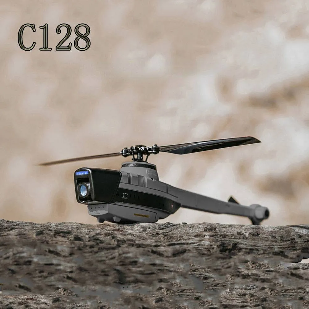 Single Propeller Aileron Less Helicopter Mini Black Bee Single Propeller 1080P HD Aileron Less Aerial Photography UAV