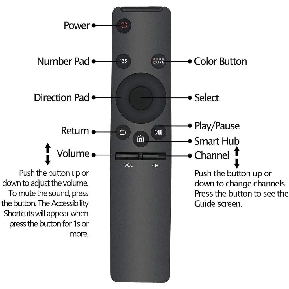 Smart TV remote control HD 4K LCD TV remote control